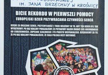 Udział w ogólnopolskiej akcji bicia rekordu w udzielaniu pierwszej pomocy