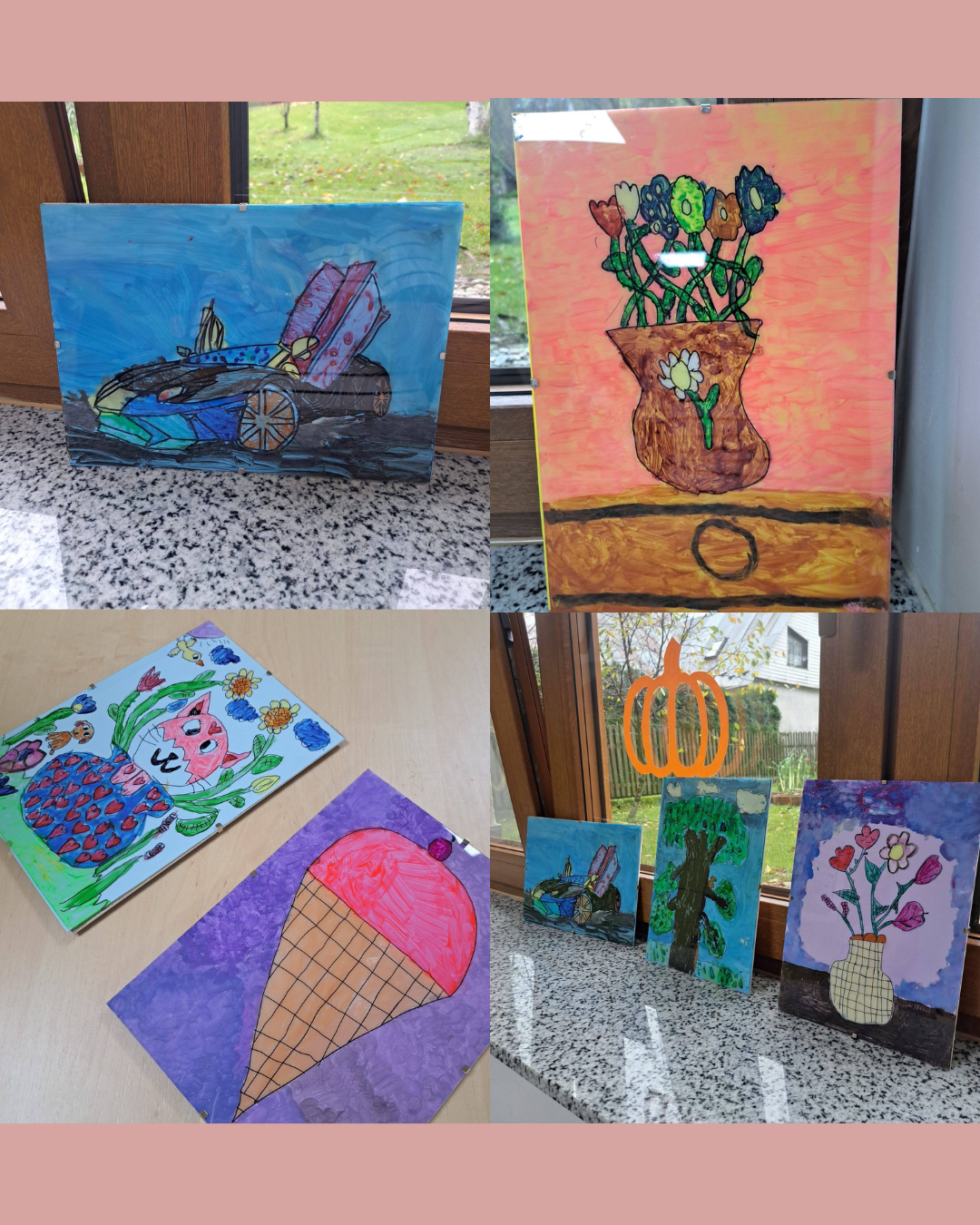 Warsztaty z malarstwa na szkle w naszej świetlicy!