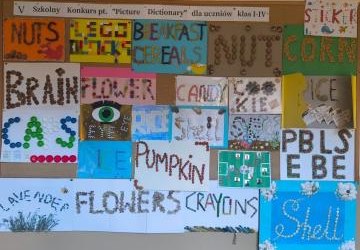 V szkolny konkurs plastyczno-językowy PICTURE DICTIONARY