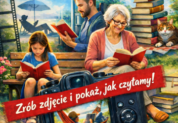 KONKURS FOTOGRAFICZNY – „Przyłapani z książką”