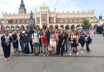 Klasa 5 i 6 na integracyjnej wycieczce w Krakowie