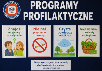 Programy profilatyczne realizowane we  realizowanych we współpracy z Państwową Inspekcją Sanitarną.
